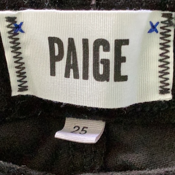 PAIGE Ultra Skinny Black Velvet Jeans - Picture 12 of 14
